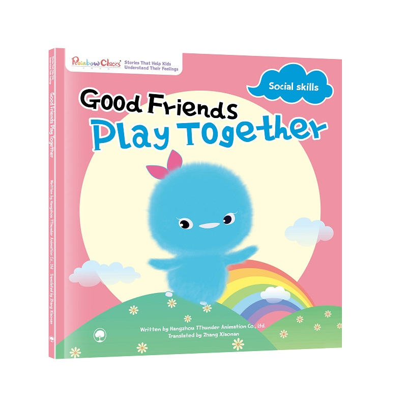 Rainbow chicks: Good Friends Play Togeth